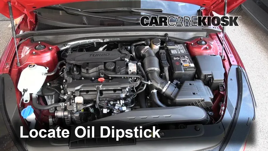 2021 Kia K5 EX 1.6L 4 Cyl. Turbo Huile Vérifier le niveau de l'huile